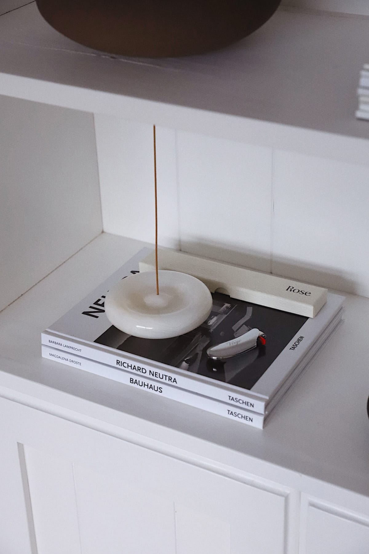 Tullio Incense Holder | White Onyx
