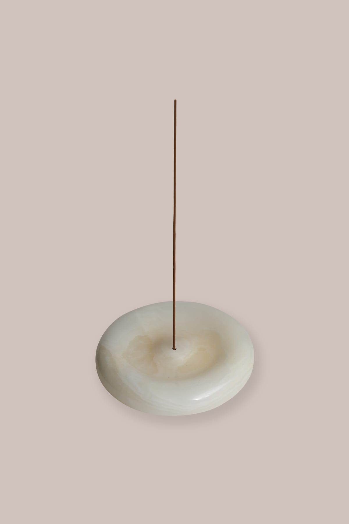 Tullio Incense Holder | White Onyx
