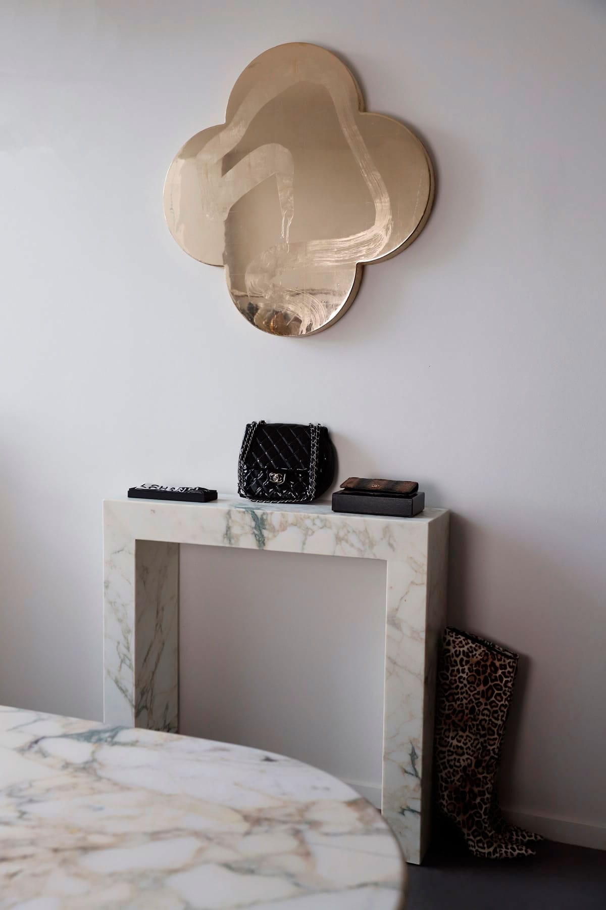 Calacatta Viola Marble Console Table