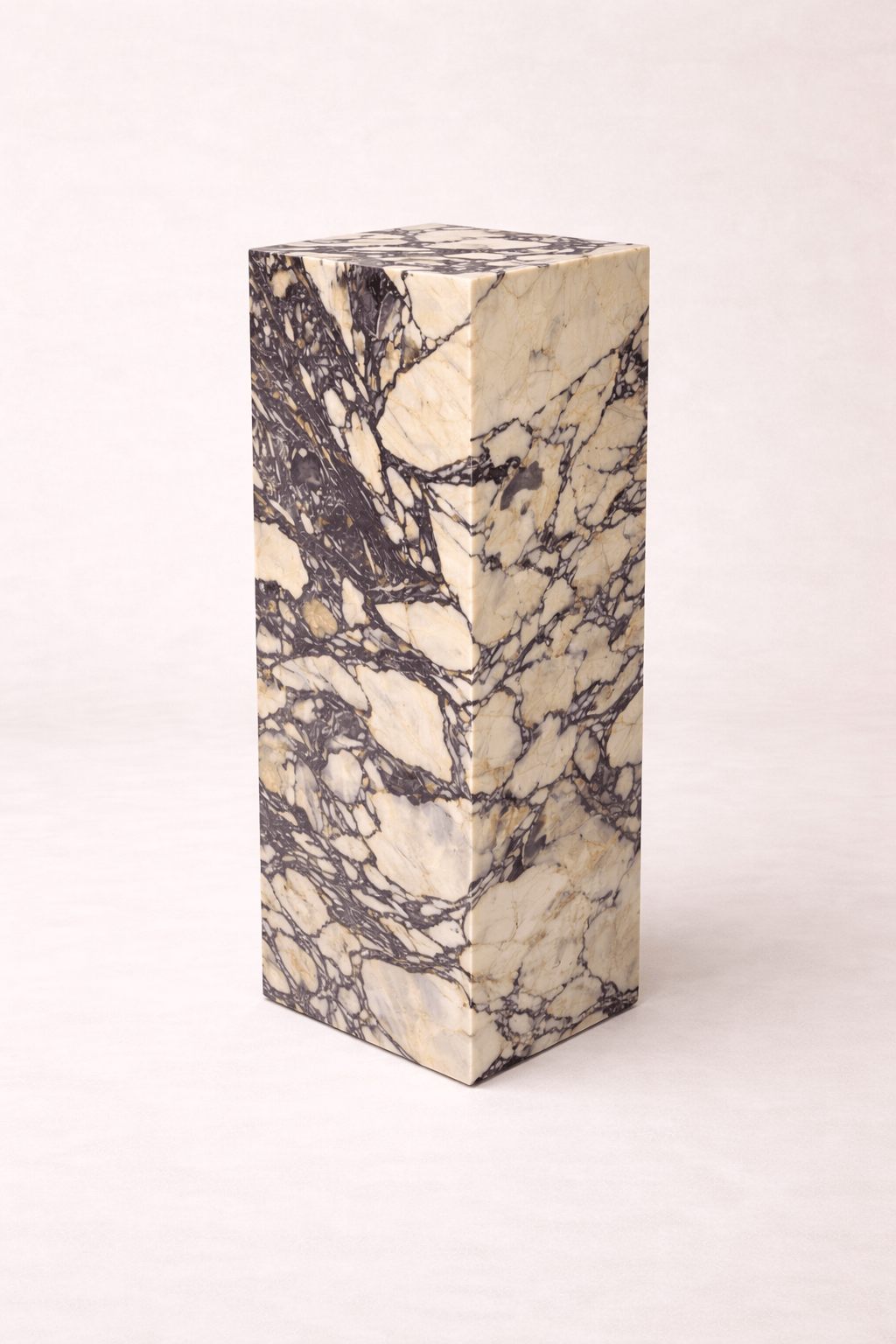 Arriving Soon | Calacatta Viola Marble Plinth | Large