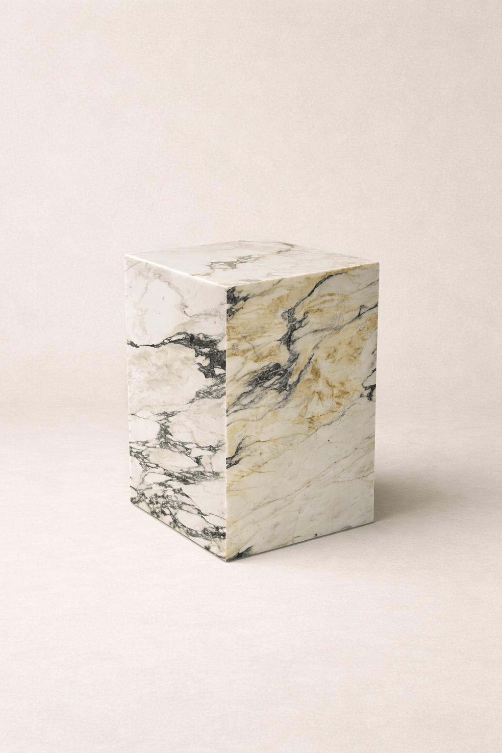 Arriving Soon | Calacatta Viola Marble Plinth | Small