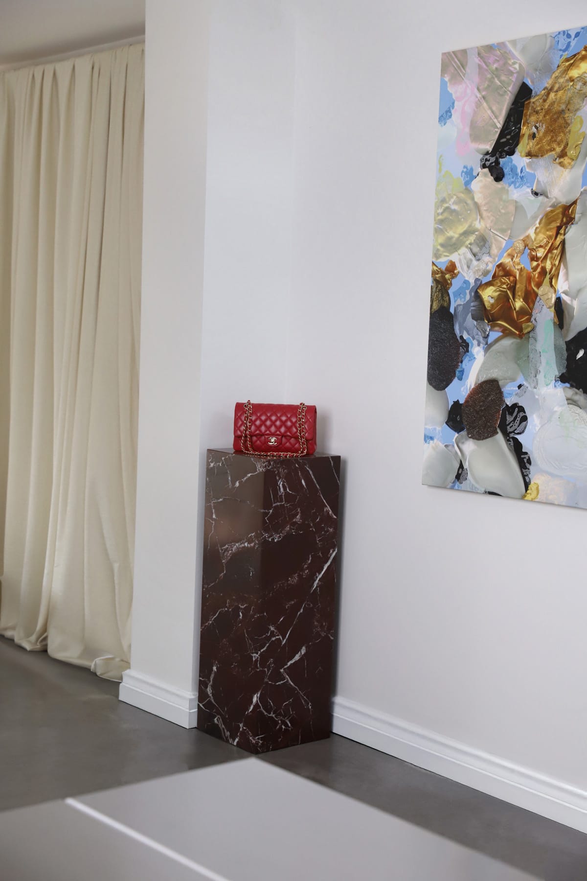 Rosso Levanto Plinth