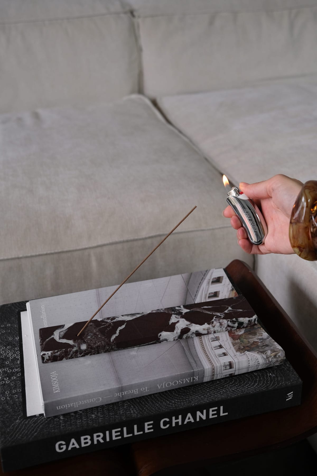 Marble Incense Holder | Rosso